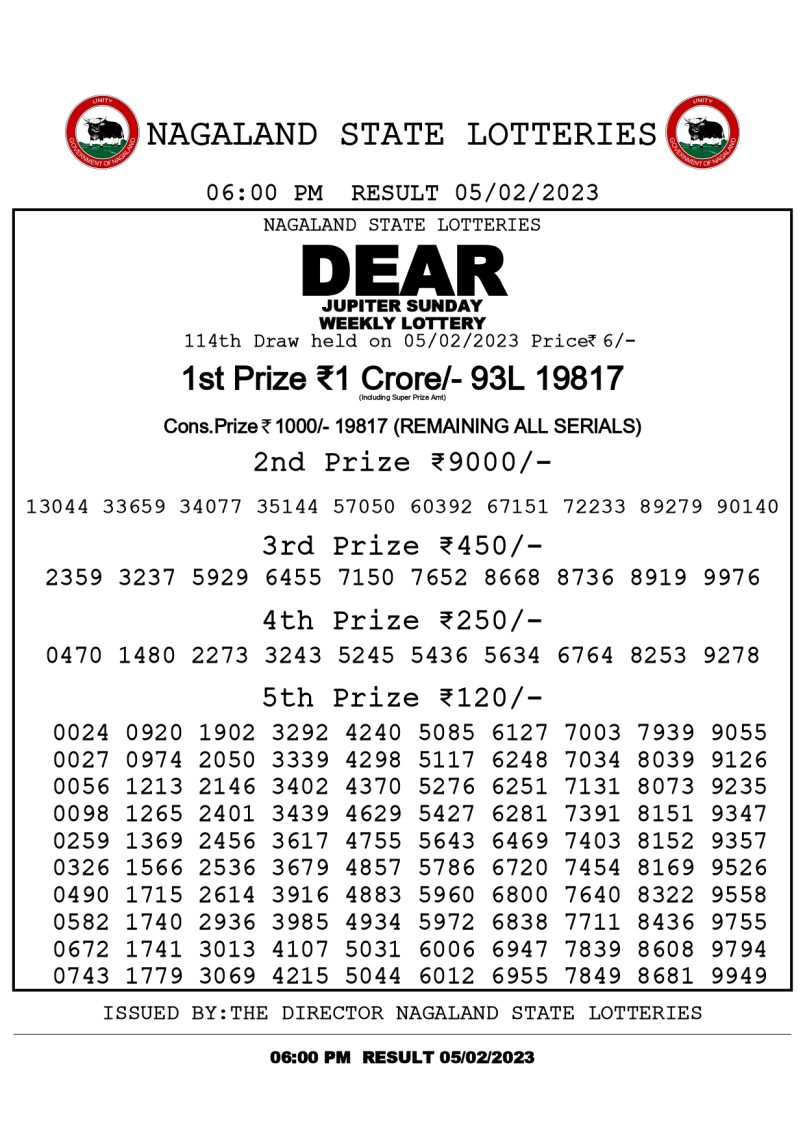 daer daily lottery